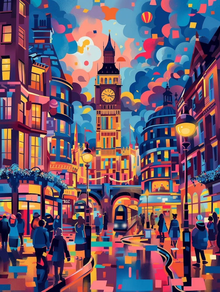 London At Night, Contemporary Art, Souvenir