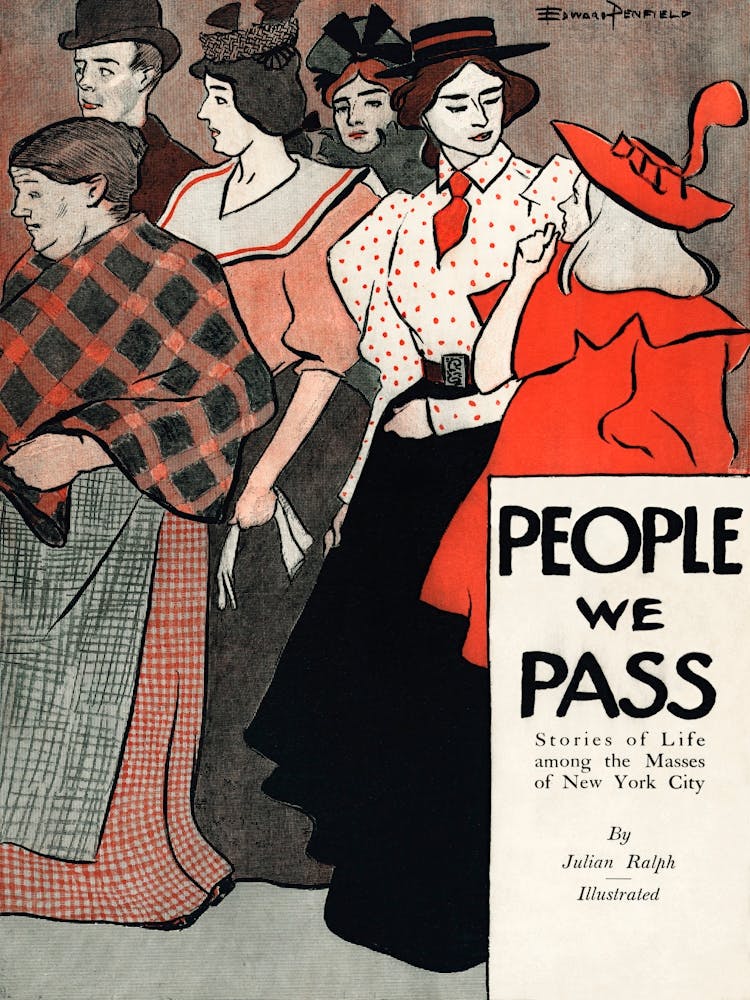 People We Pass (1896), Edward Penfield
