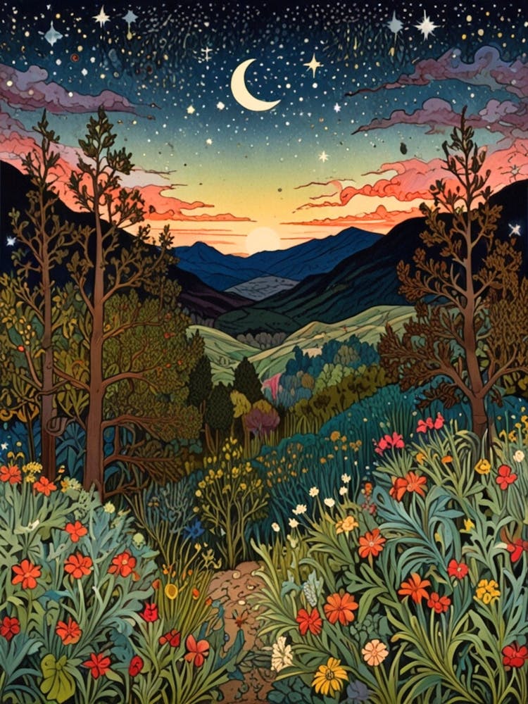 William Morris Night In The Woods 34