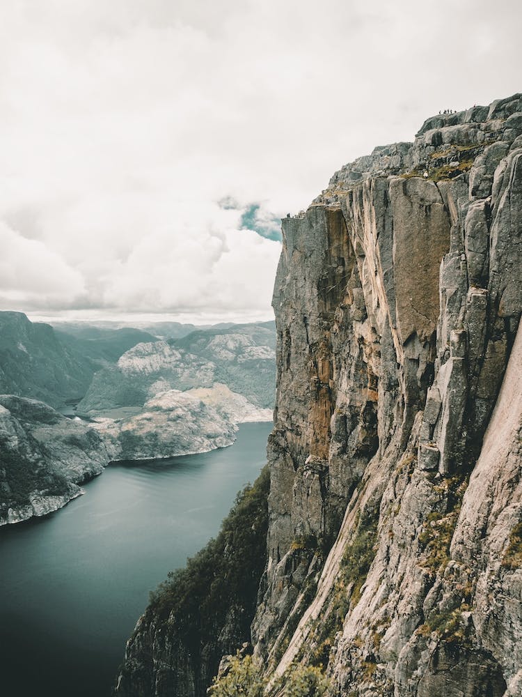 Mountain Above Fjord