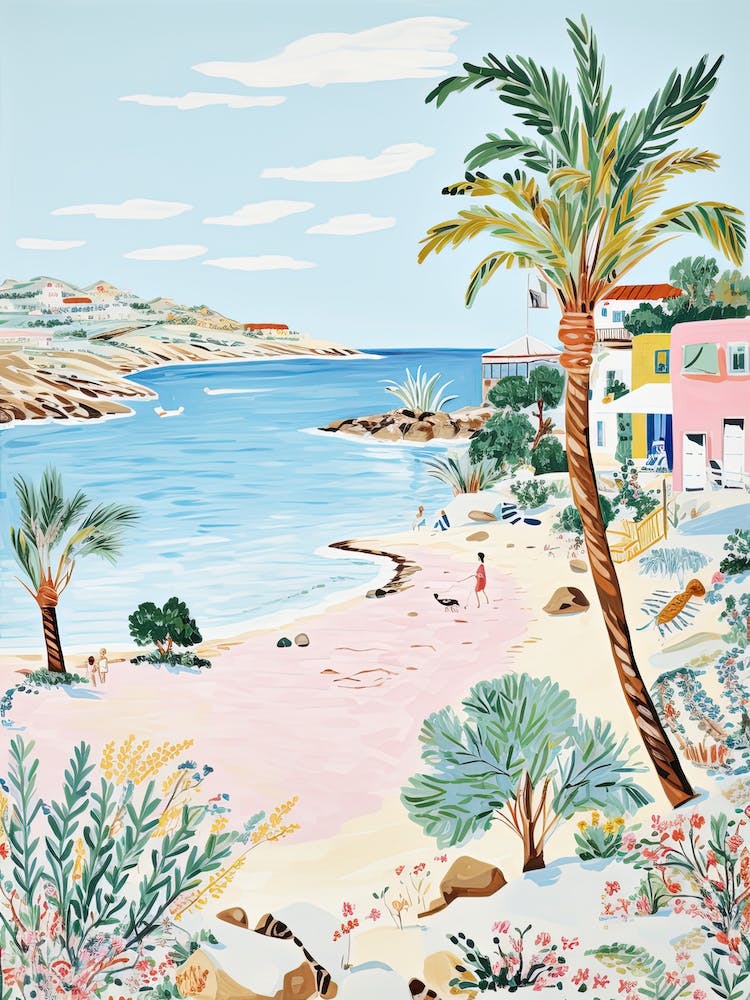 Elafonisi Beach, Crete, Greece, Style Matisse et Rousseau 3