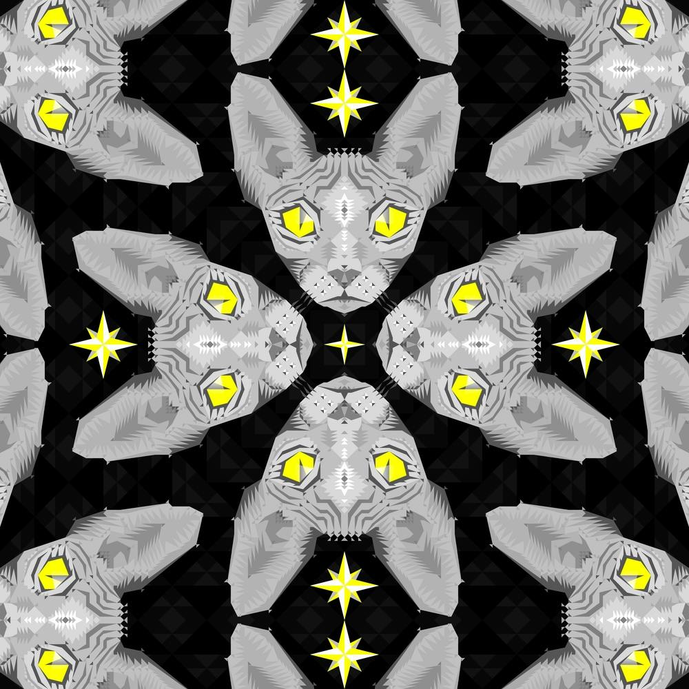 Chobopop Sphynxcat Black