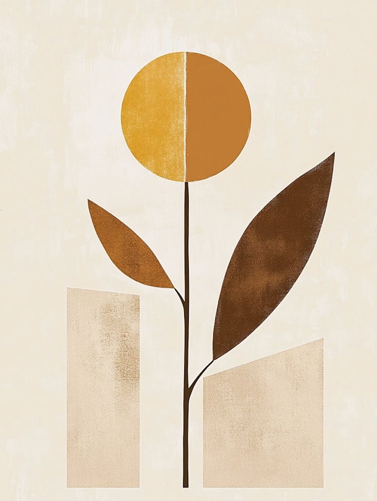 Abstract Flower Canvas Print