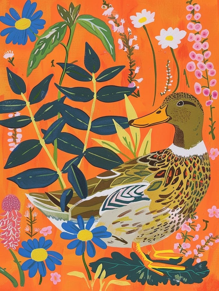 Spring Birds Mallard Duck 4