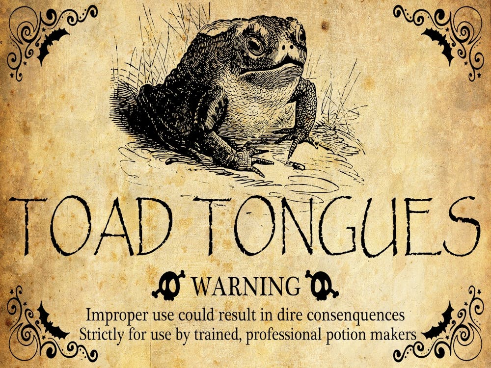 Toad Tongues, Halloween Poster