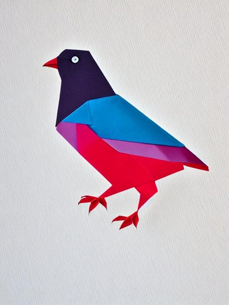 Pigeon 2 Origami Bird