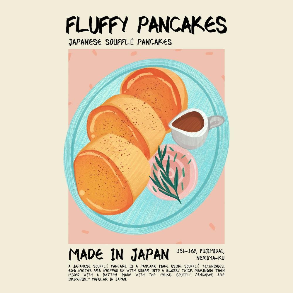 Fluffy Pancakes Square