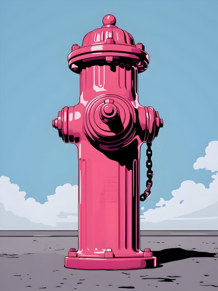 Pink Fire Hydrant 2