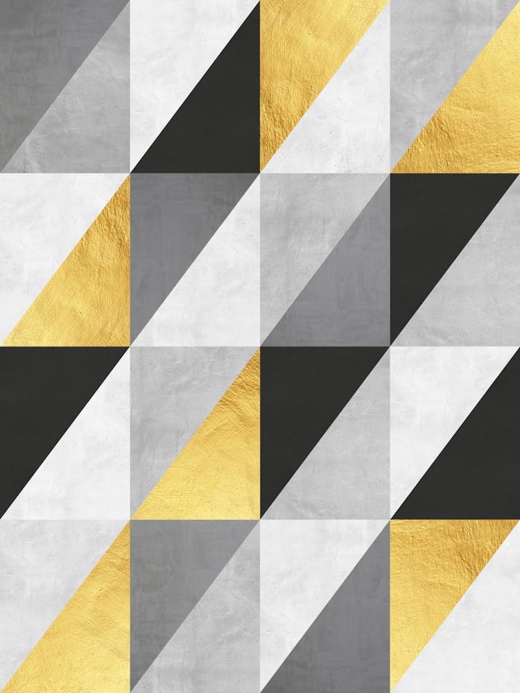 Gray and gold geometry 2