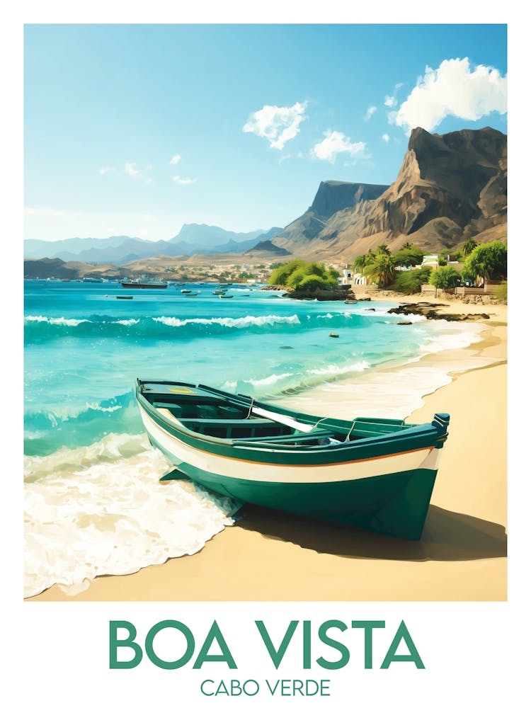 Affiche de voyage Boa Vista