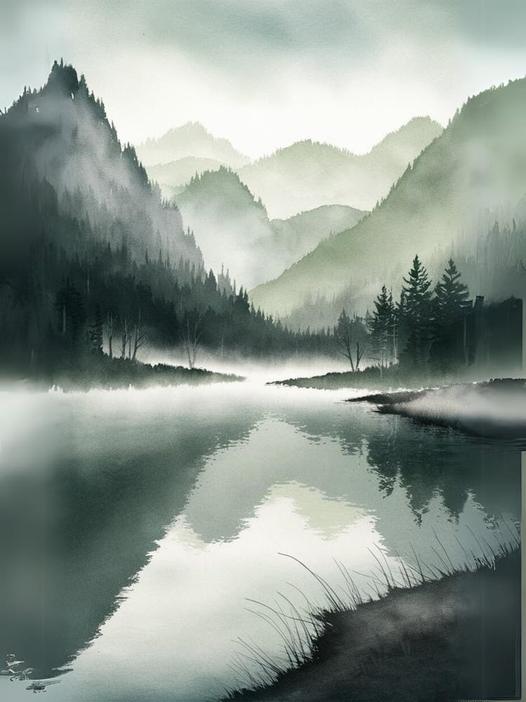 Misty Lake