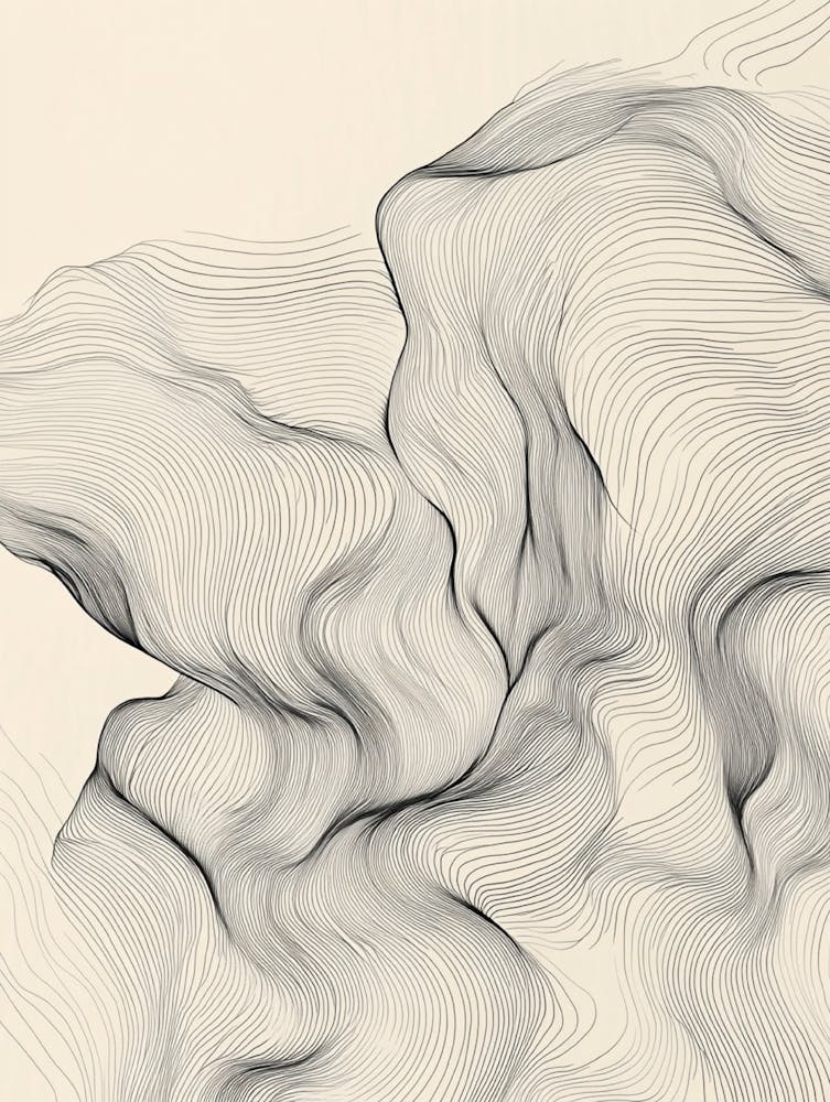 Abstract Wave Painting 1