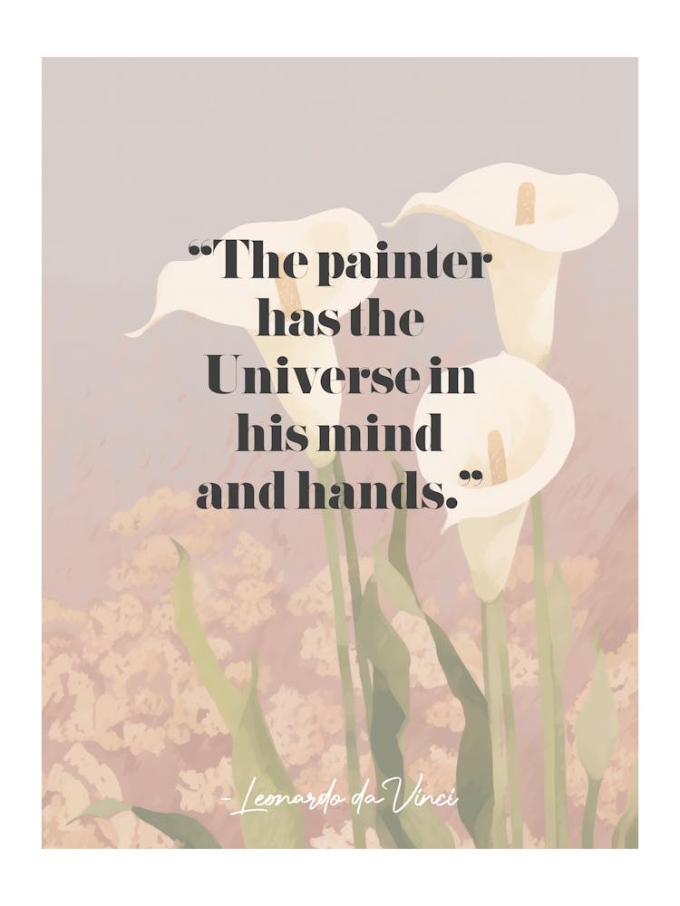 Artist Quote Da Vinci