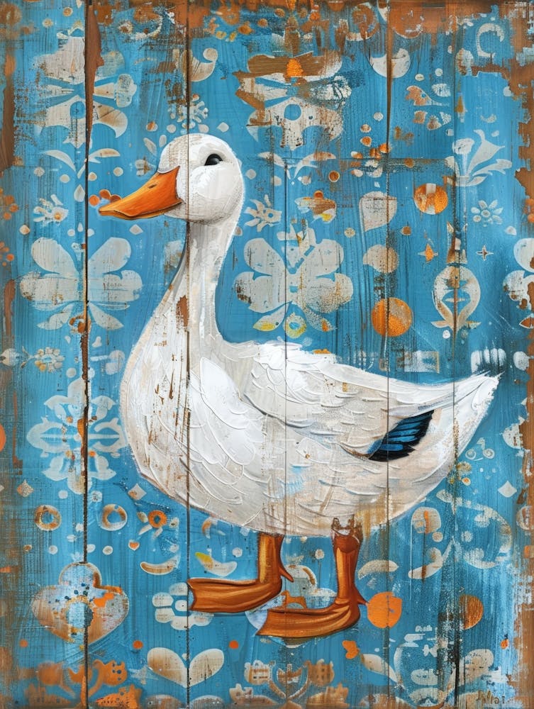 Duck In Blue