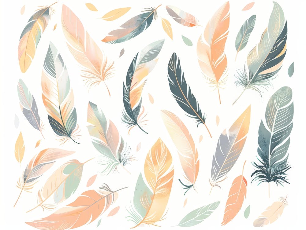 Aquarellfedern 12