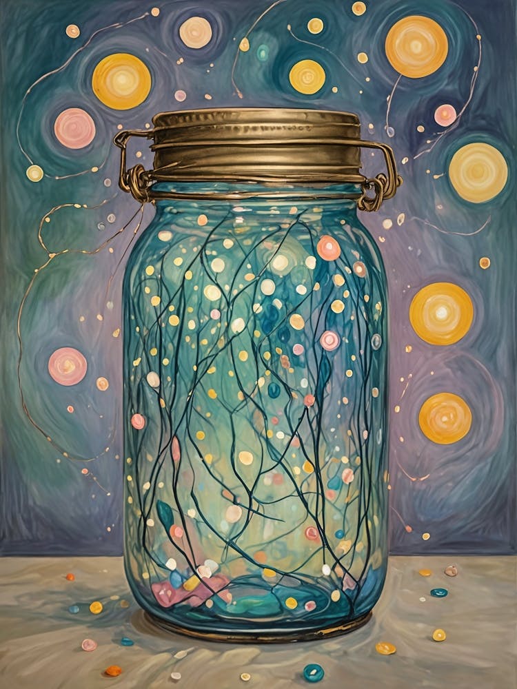 Mason Jar Of Stars