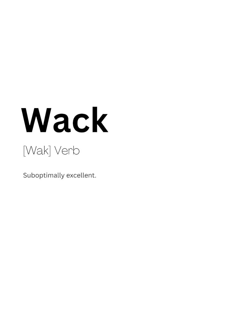 Wack Definition Meaning