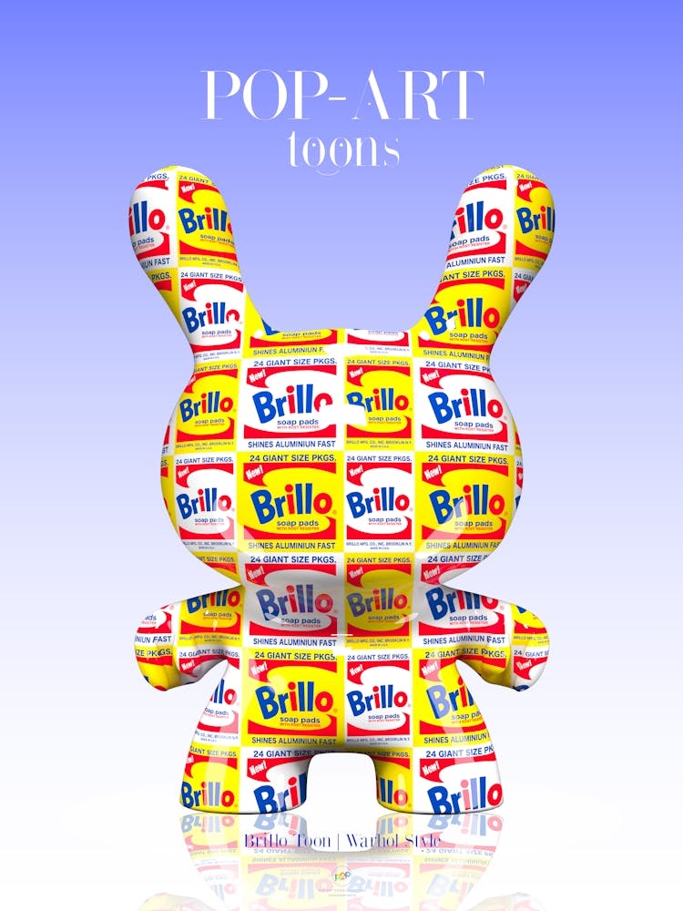 Brillo Toon | Warhol Style | Pop Art World 2025