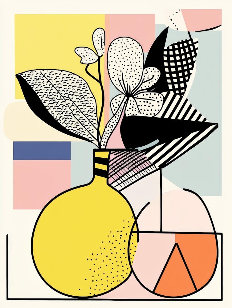 Abstract Flower Vase