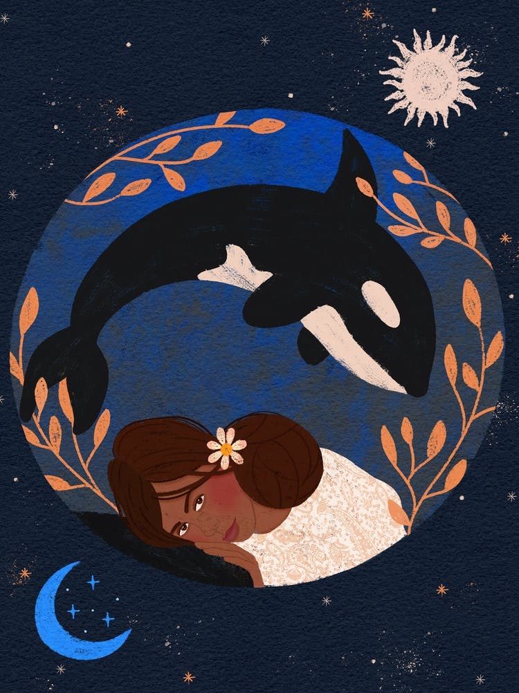 Orca-Mädchen