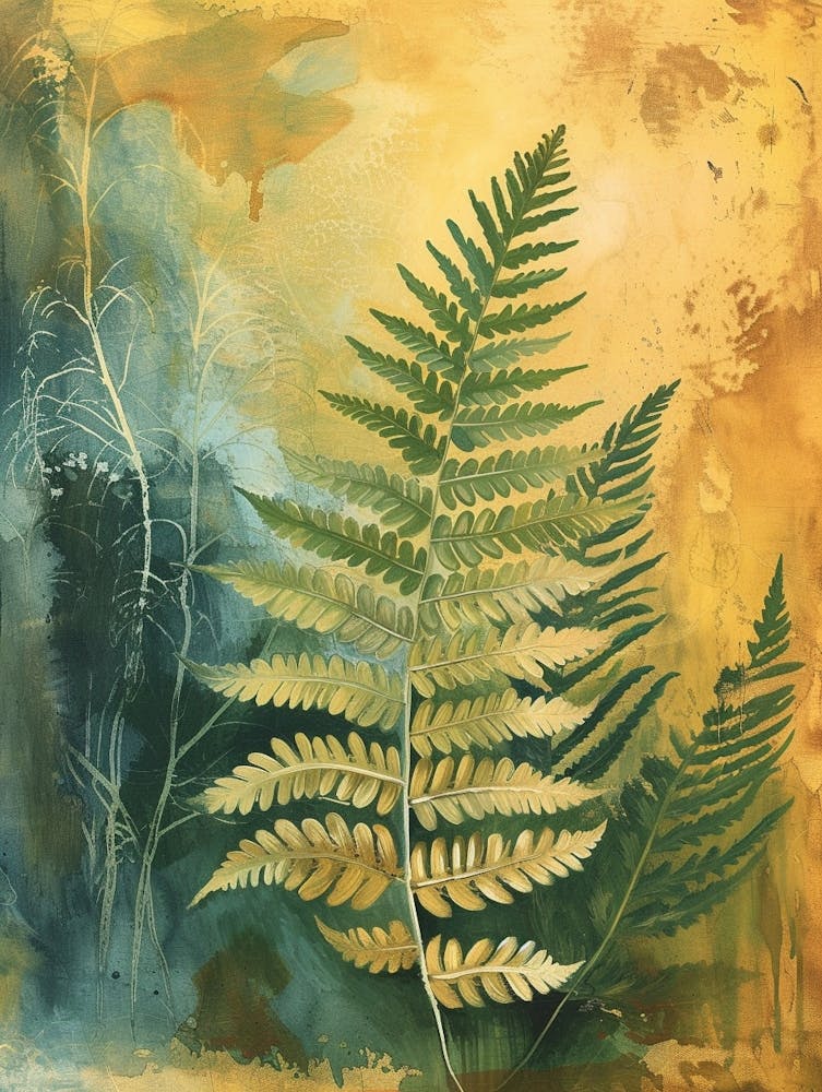 Ruffled Fern Painting 3