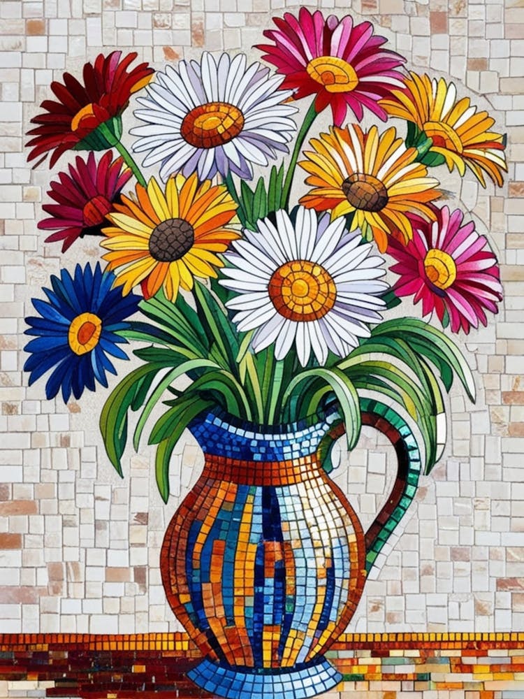 Marguerites Dans un Vase 11
