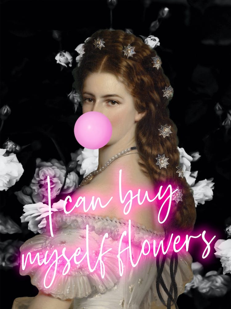 Empress Sisi Floral Neon