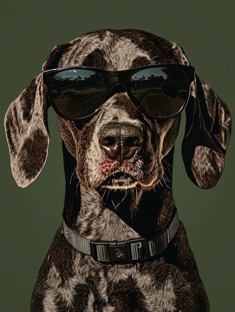Dog In Sunglasses