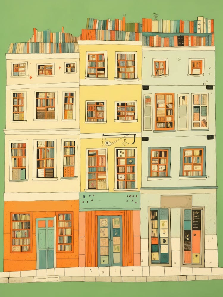 Portugal The Book Nook Pastel Colours 4