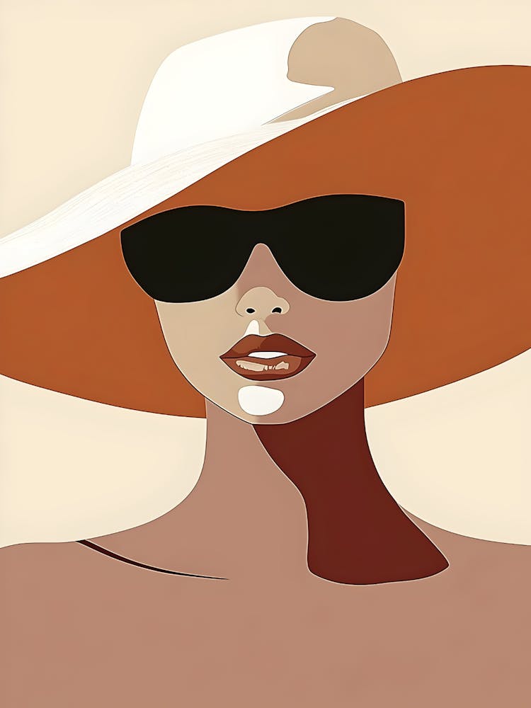Woman In A Hat 6