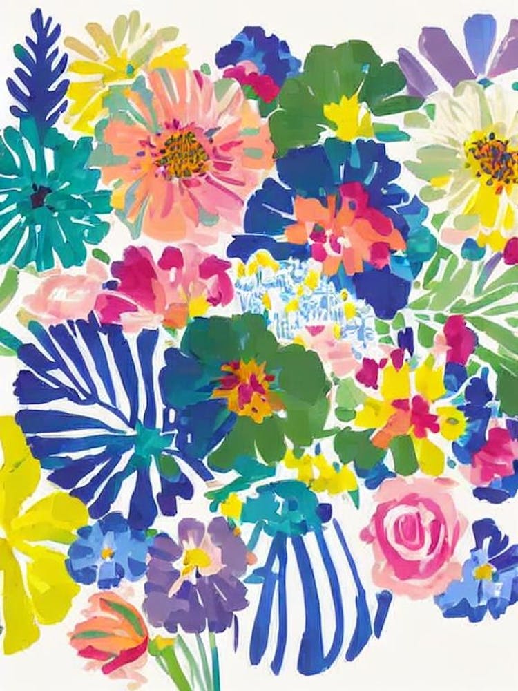 Statice Modern Colourful Flower