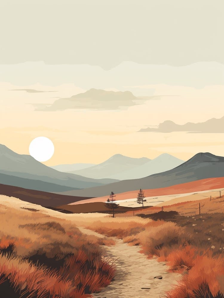 The East Highland Way Scotland 3 Hiking Trail Landscape