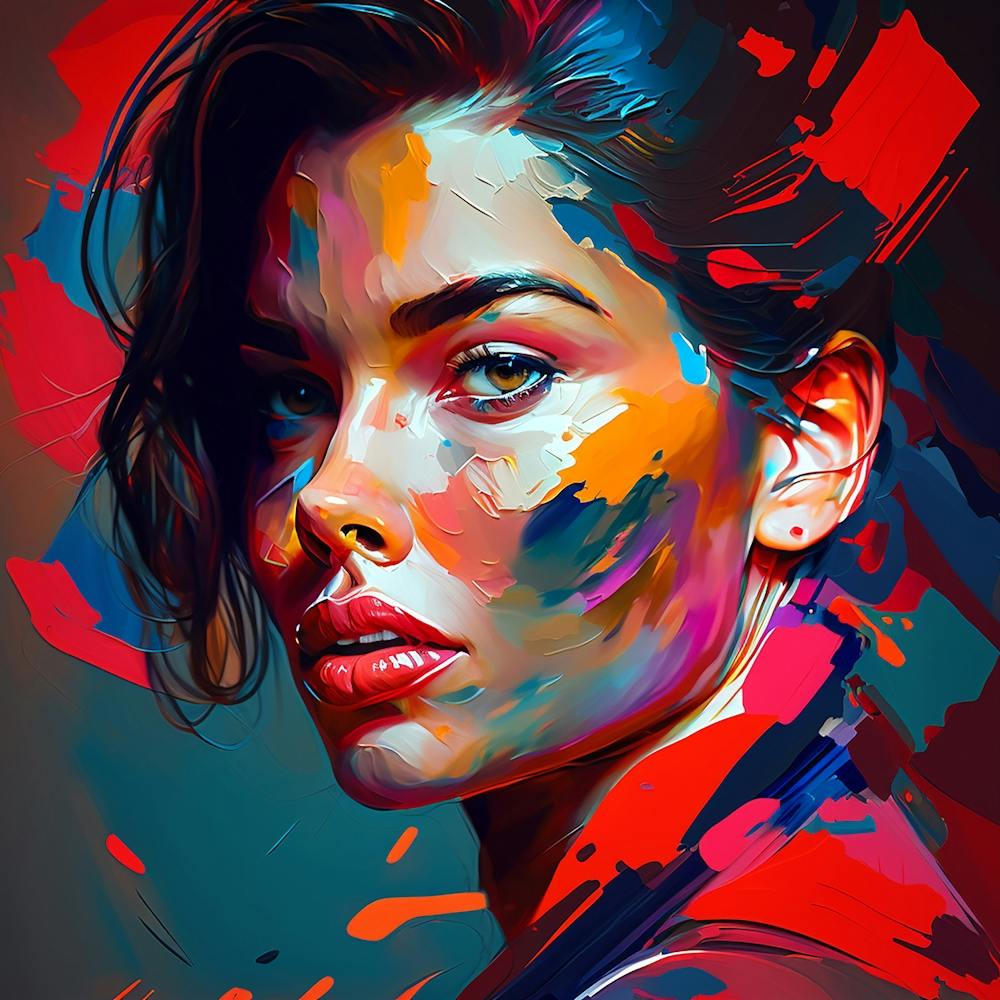 Abstract Beauty Fine Art Style Portrait, Salon