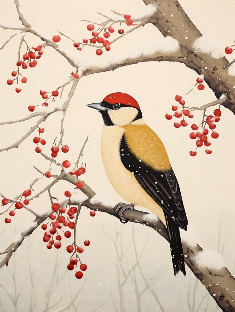 Bird Illustration Woodpecker 1