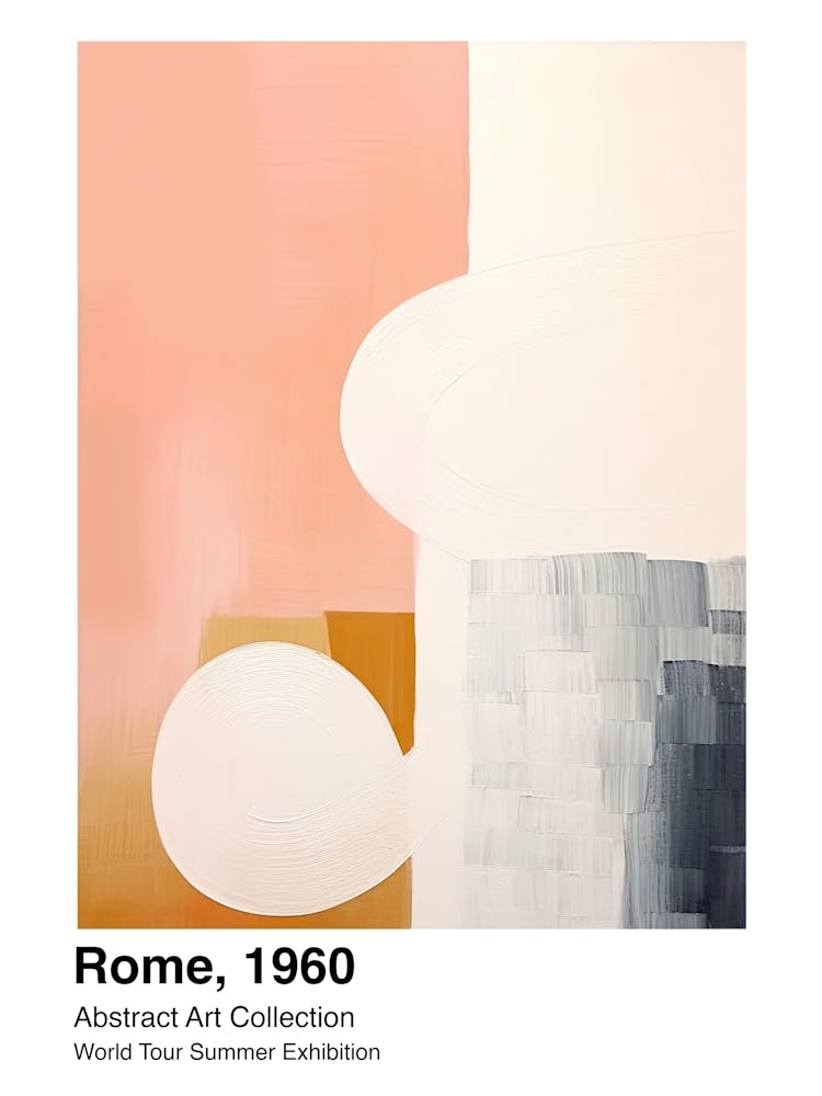 World Tour Exhibition, Abstract Art, Rome, 1960 5