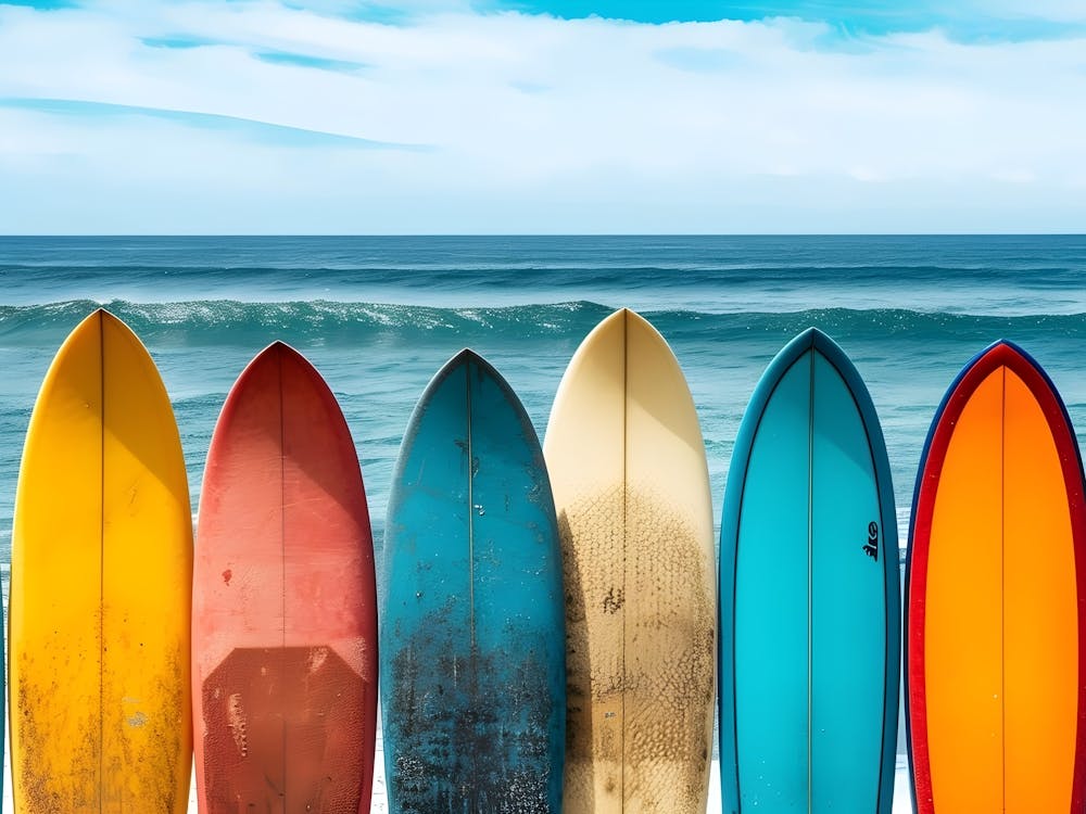 Colorful Surfboards 1