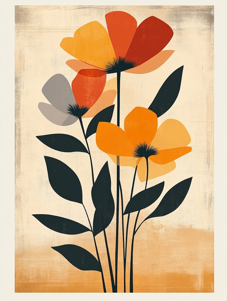 Orange Flowers 1