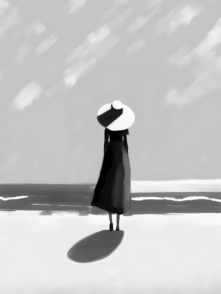 Woman On The Beach
