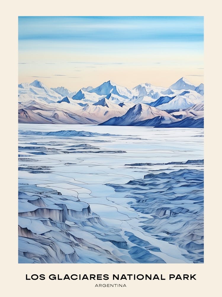 Los Glaciares National Park Argentina 2 Poster