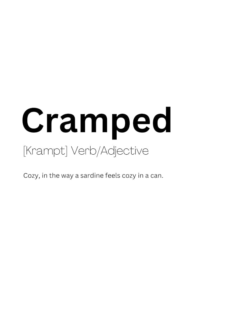 Cramped Definition Meaning 1