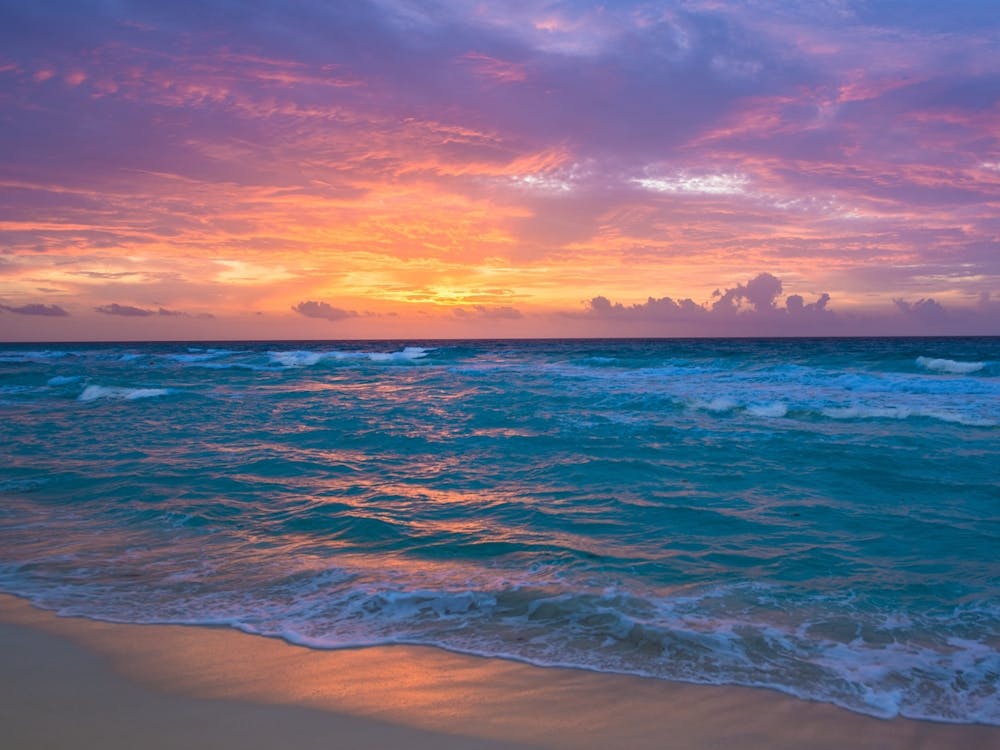 Beautiful Sunset On The Beach