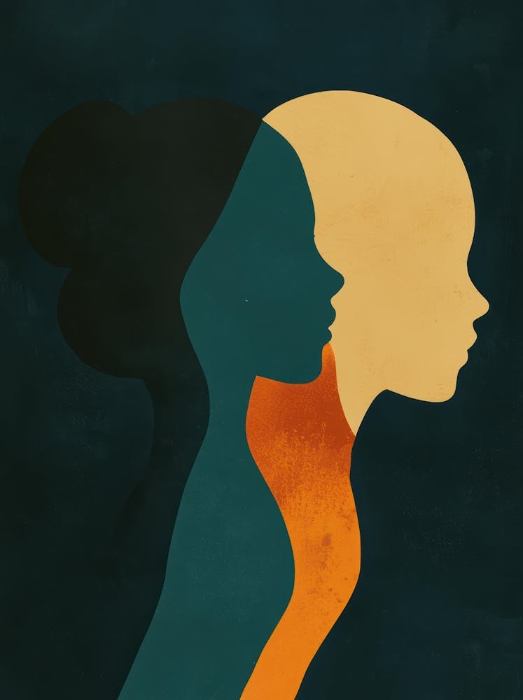 Portrait Of Two Women 7