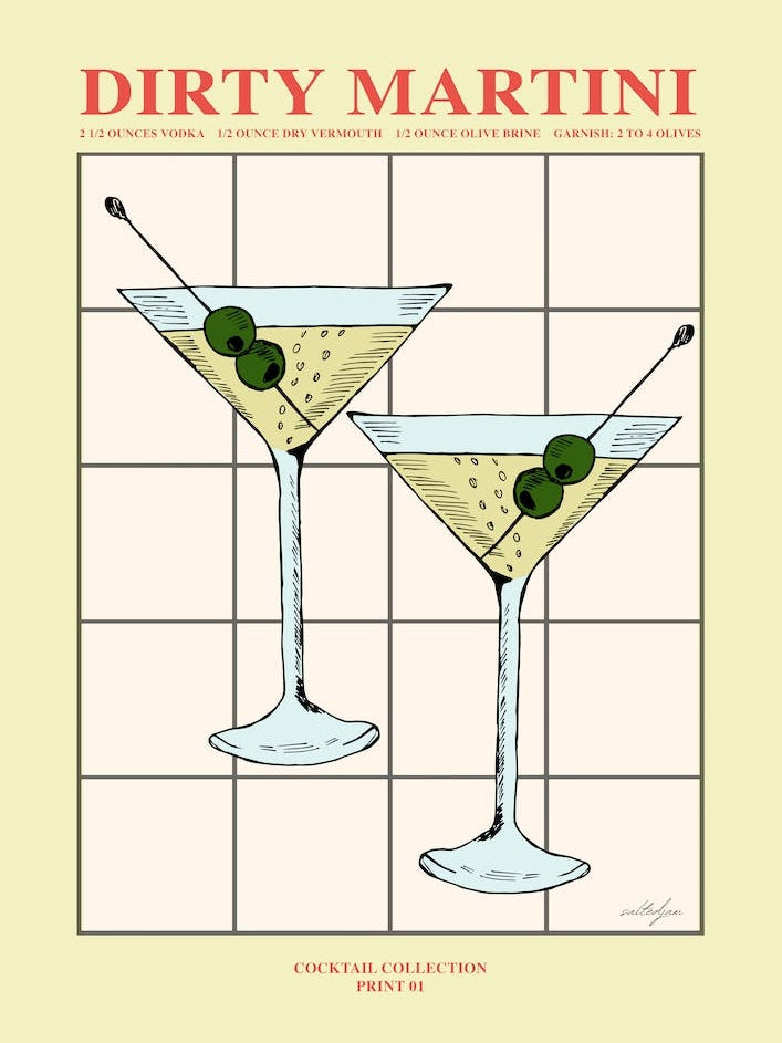 Dirty Martini Cocktail