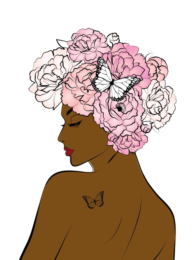 Flower Girl Dark Skin Three