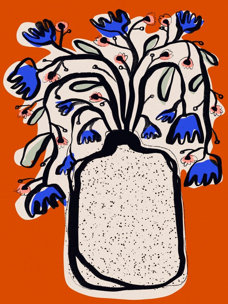 Lovely Flower Bouquet (Orange)