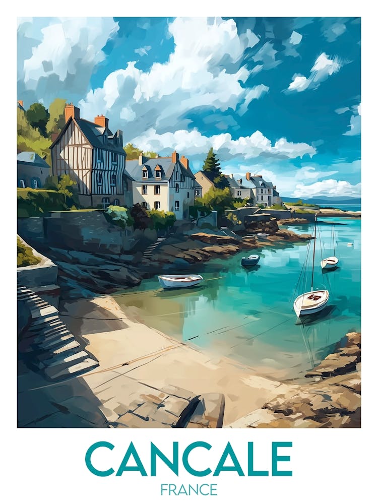 Affiche de voyage Cancale 1