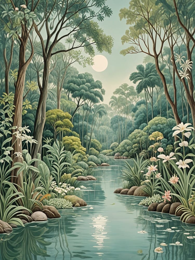 Tropical Jungle River