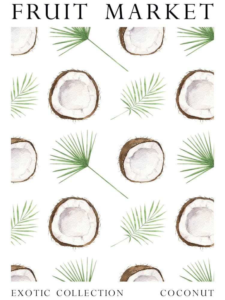 Fruit Market Coconut