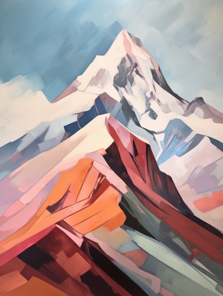 Mount Foraker Usa 1 Mountain Painting