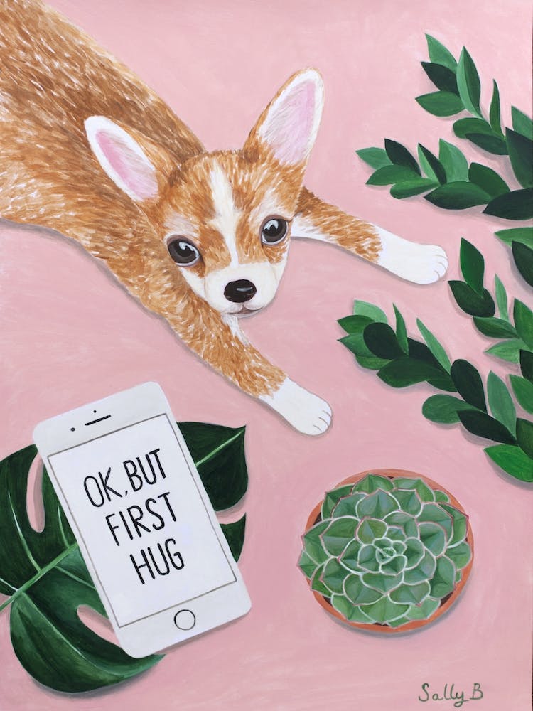 Chihuahua Avec Iphone